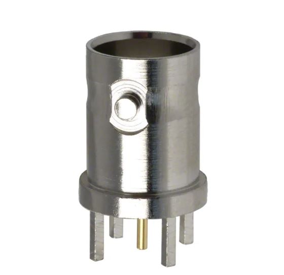 RF 4 GHz BNC同轴隔板垂直PCB连接器